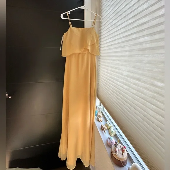 Dresses | Duntery Yellow Bridesmaid Dress | Poshmark